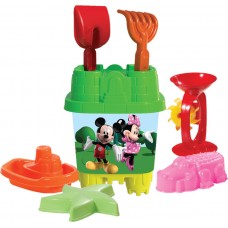 Mickey Mouse Büyük Aksesuarlı Kale Kova Set