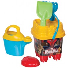Spiderman Küçük Aksesuarlı Kale Kova Set