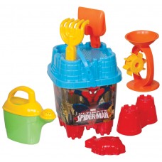 Spiderman Büyük Aksesuarlı Kale Kova Set