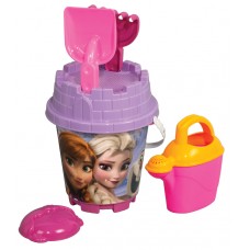 Frozen Yuvarlak Aksesuarlı Kale Kova Set